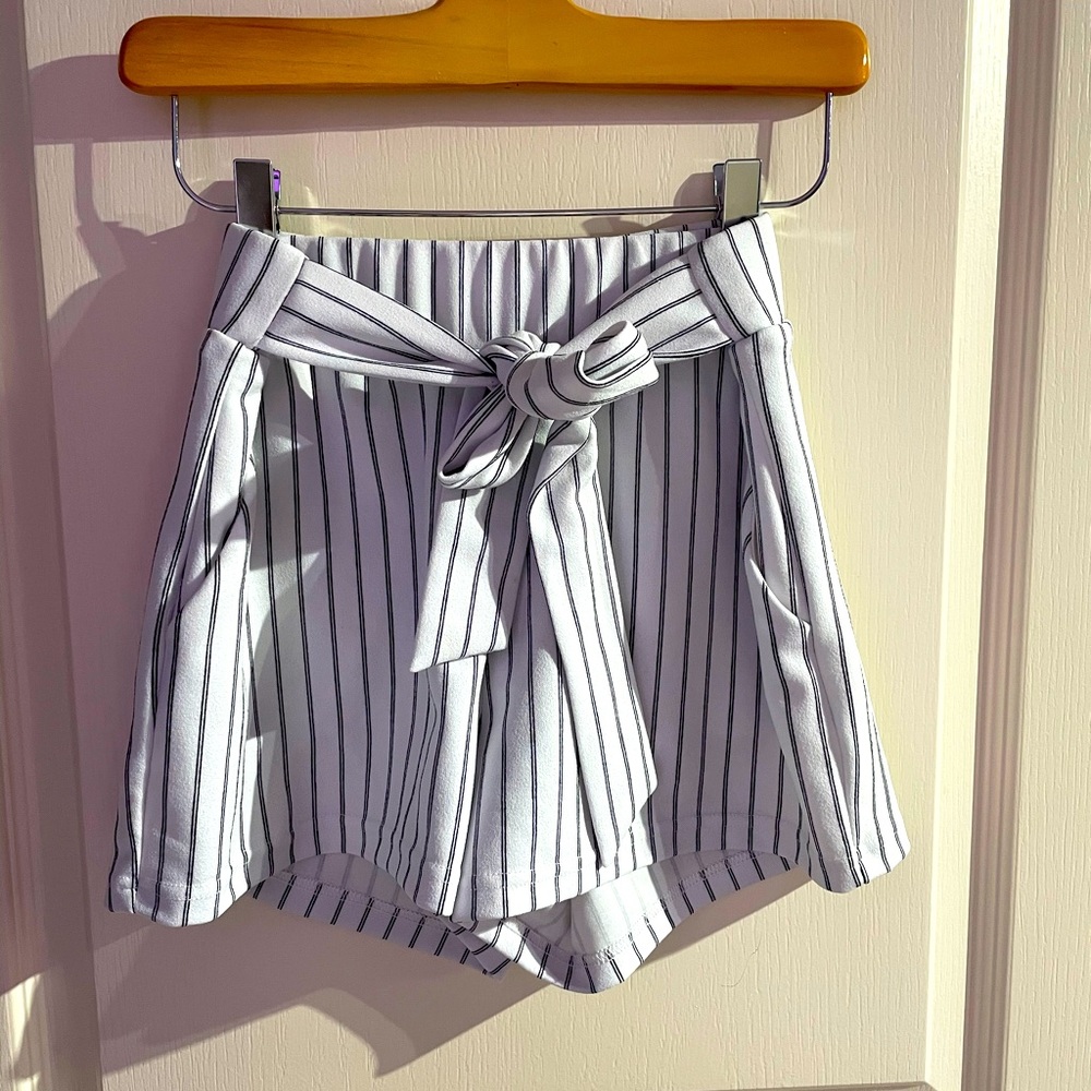 Urban behavior paper bag style dress shorts